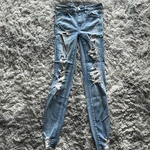 American Eagle Ripped Skinny Jeans
